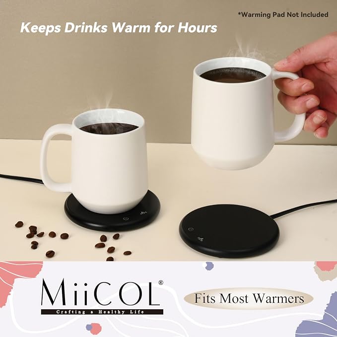 Miicol 16 oz Large Ceramic Coffee Mug, Mulled Drinks Cup, Gift - Image 4