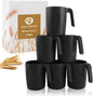 Wheat Straw Coffee Cups 16 OZ, Wheat Straw Cups by BUSOKIP