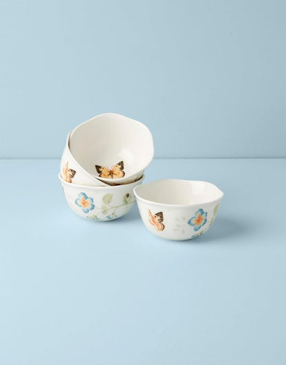 Lenox Butterfly Meadow Porcelain 4-Piece Dessert Bowl Set - Image 3