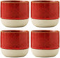 Ceramic Tea Cups 7oz Japanese Style Ceramic Tea Set 4 color Tea Cup Herbal Tea by chooguang