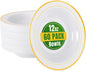 bUCLA 60 Pack Plastic Bowls - 12 oz Plastic Soup Bowls Disposable by BUCLA