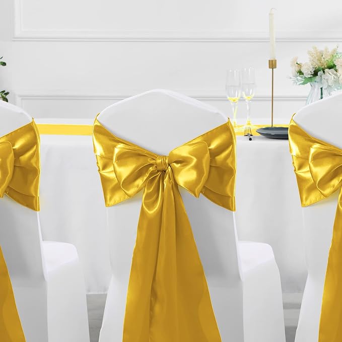 Manyshofu Gold Satin Table Runner 12x72 - Image 6