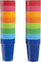 US Acrylic Spectrum Unbreakable Plastic 10 ounce Stackable Juice Tumblers in 8 by USAcrylic
