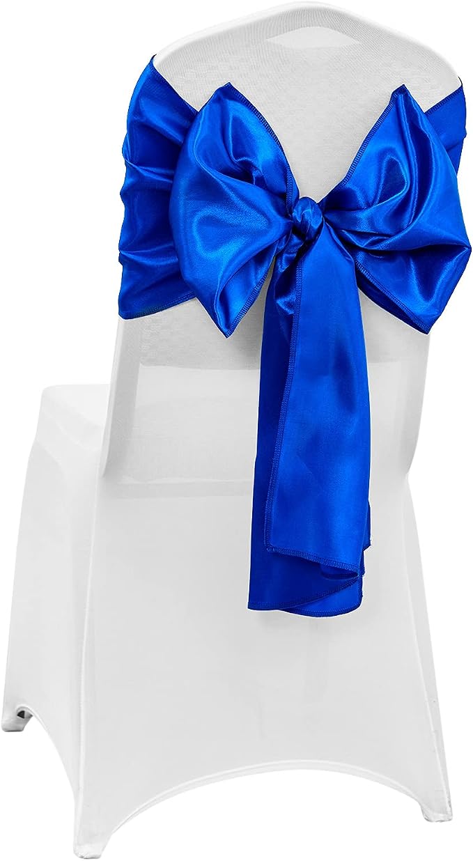 10-Pack Royal Blue Satin Table Runner 12 x 108 Inch Long Bright and Smooth Silk - Image 6
