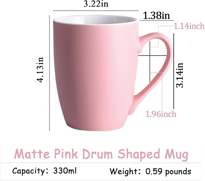 Coffee Mugs Set of 6, 12oz Ceramic Coffee Mugs - Image 3