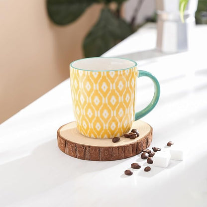 Selamica 10 OZ Coffee Mugs Set of 4, Small Coffee Cups Ceramic - Image 5