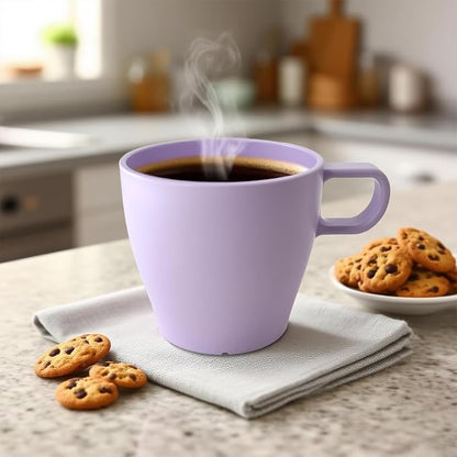 6-Pack 10oz Unbreakable Coffee Mugs, Microwave Safe Premium Drinkware, - Image 5