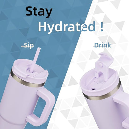 Konokyo 40 oz Insulated Tumbler Water Bottle - Image 2