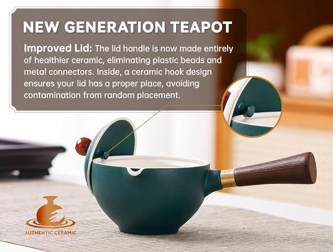 Chinese Tea Set, Chinese Gongfu Tea Set, Portable Teapot Set - Image 3