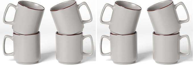 famiware Coffee Mugs Set of 4, Nebula 14oz Coffee Mugs, Ceramic Cup Set by Famiware