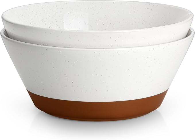 MALACASA Serving Bowls, 105oz Large Salad Bowls by MALACASA