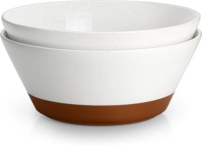 MALACASA Serving Bowls, 105oz Large Salad Bowls by MALACASA