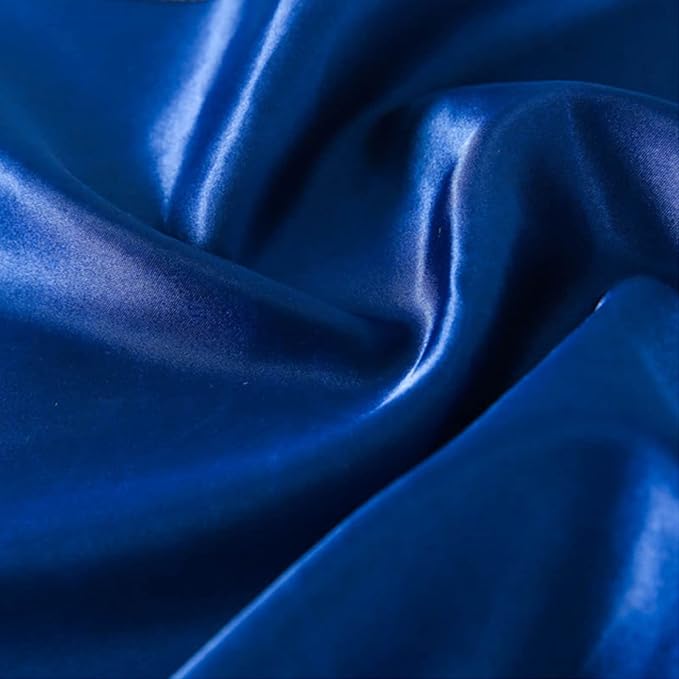 Royal Blue Satin Table Runner 12x108 Inches, 2 Pack | Silk and Smooth Fabric - Image 5