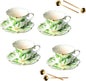Vintage Floral Tea Cup and Saucer Set by Unknown