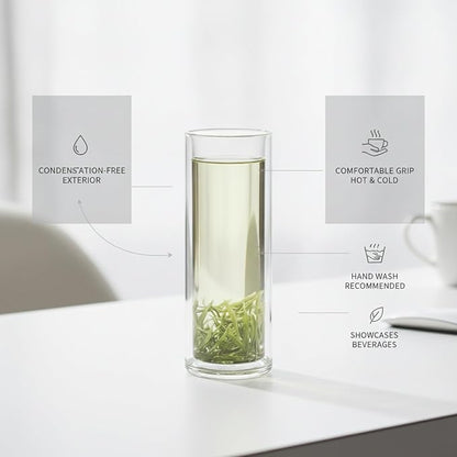 Double Wall Borosilicate Glass Mug - Image 5