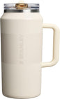 STANLEY Quencher ProTour Flipstraw Tumbler, 64 oz, Cream Fade | Built-In Straw by Unknown