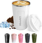 SPLMIFA Travel Coffee Mugs Leak-Proof, Reusable Coffee Cups by SPLMIFA