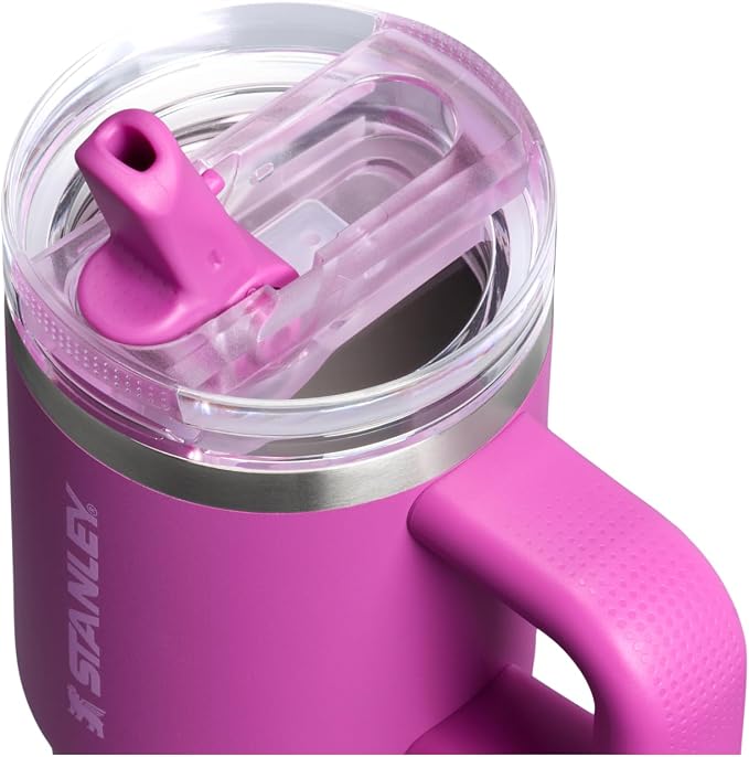 STANLEY Quencher ProTour Flipstraw Tumbler, 14 oz, Dark Blossom | Built-In - Image 2