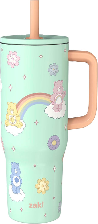 Zak Designs Care Bears 30oz Spill-Proof Insulated Stainless Steel Tumbler | BPA by ZakDesigns