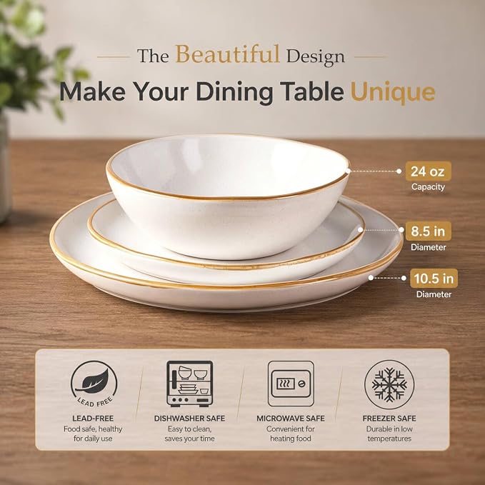 AmorArc Ceramic Dinnerware Sets - Image 8