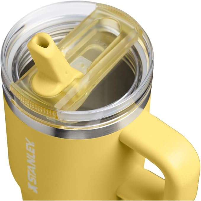 STANLEY Quencher ProTour Flipstraw Tumbler, 20 oz, Daffodil | Built-In Straw & - Image 2