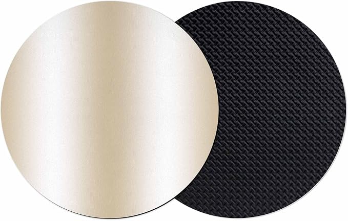 Ombre Beige Coasters Set of 2, Modern Minimalist Geometric Gradient Color by PIEPLE