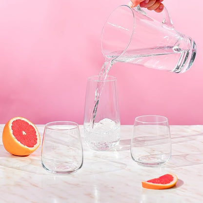 Krosno Glasses for water, juices and other beverages, Elegant design - Image 6