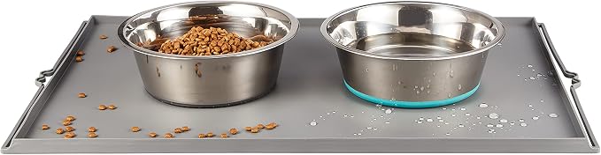 Deep Stainless Steel Anti-Slip Dog Bowls by PEGGY11