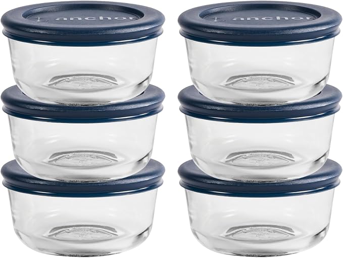 Anchor Hocking 1 Cup Glass Storage Containers by AnchorHocking