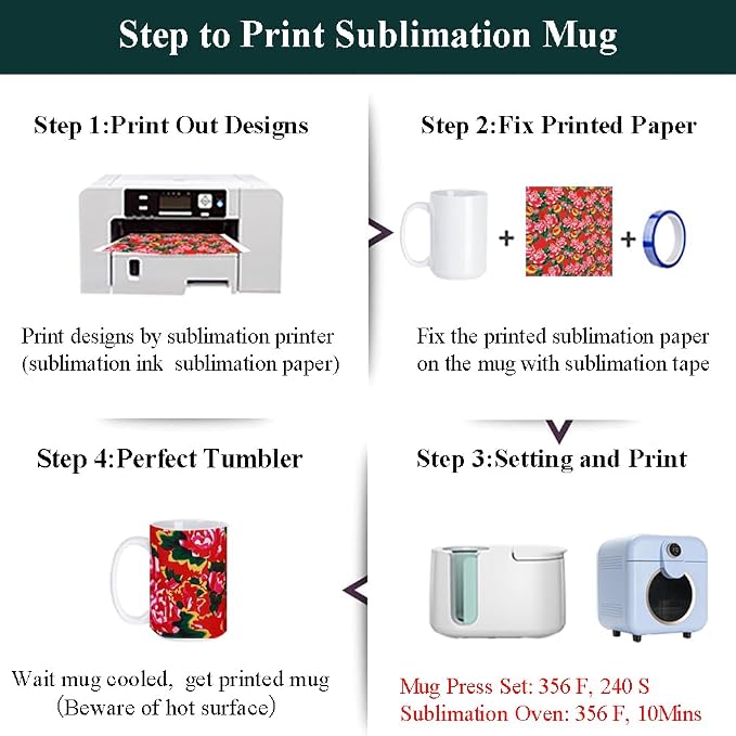 ABBSH Sublimation Mugs, 6 Assorted Colors 12Pack - Image 4