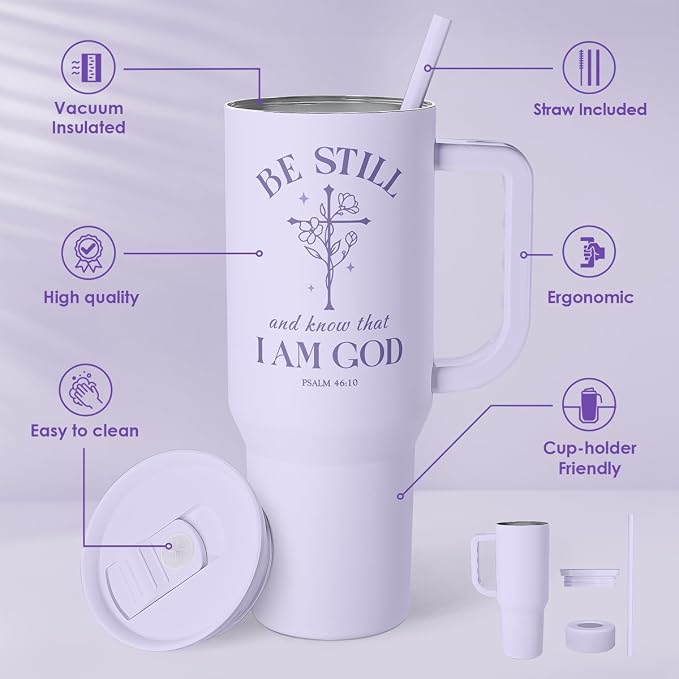 SANDJEST Christian Gift for Women – Insulated Stainless Steel Tumbler - Image 2