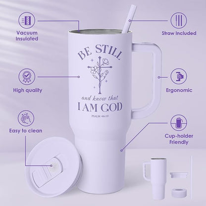 SANDJEST Christian Gift for Women – Insulated Stainless Steel Tumbler - Image 2