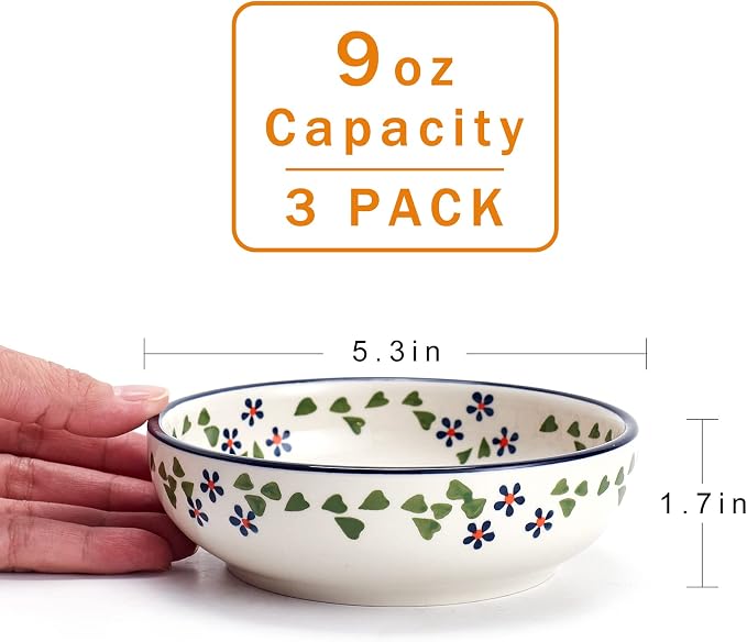 Ceramic Cat Bowls, Howise 5.3 in Cat Food Bowl, Cat Dishes - Image 4