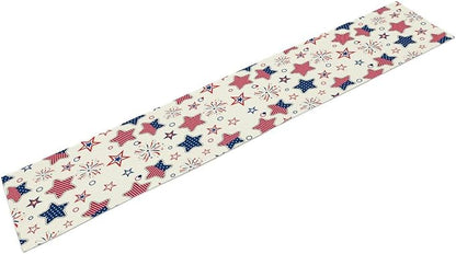 4th of July Table Runner, American Patriotic Independence Day Red Blue White - Image 7