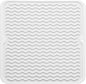 Silicone Dish Drying Mat for Multiple Usage,Easy clean,Eco-friendly,Heat-resistant Silicone Mat for Kitchen Counter or Sink,Refrigerator or Drawer liner White M 12 inches x 12 inches