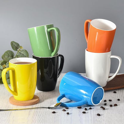homEdge Porcelain Mug Set, 12 Ounces Cup - Image 2