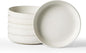 famiware Milkyway 33 oz Pasta Bowls Set of 6, Matte White | Double Reactive by Famiware