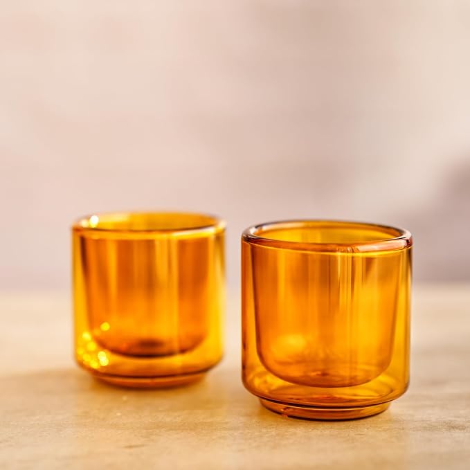 Terra Kaffe Marigold Picco Espresso Glasses - 3 oz - Image 3