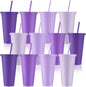 Skylety 12 Pcs Purple Plastic Cups by Skylety