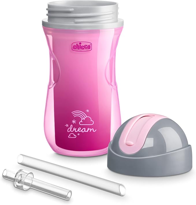 Chicco Insulated Straw Sippy Cup 12+ Months, 9oz Toddler Training Cup - Image 5