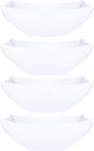 PLASTICPRO Disposable Square Serving Bowls, Party Snack or Salad Bowl, Plastic by PLASTICPRO