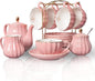 Sweejar Porcelain Tea Sets British Royal Series, 8 OZ Cups & Saucer Service by Sweejarco1949