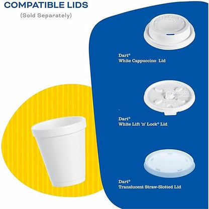 Dart 10J10 Foam Drink Cups, 25 per Bag - Image 7