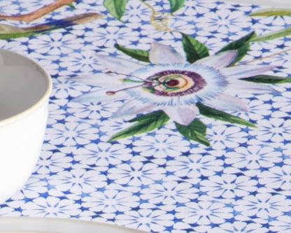 Maison d' Hermine Table Cloth Square Table 100% Cotton 54 x 54 Inches Tablecloth Reusable Decorative for Dining Room Farmhouse Home Valentines Day Decorations Spring Summer - Passiflora
