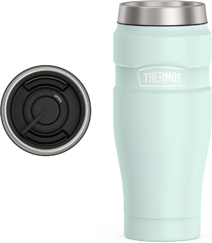 THERMOS Stainless King Stainless Steel Tumbler, Matte Light Blue | by Thermos
