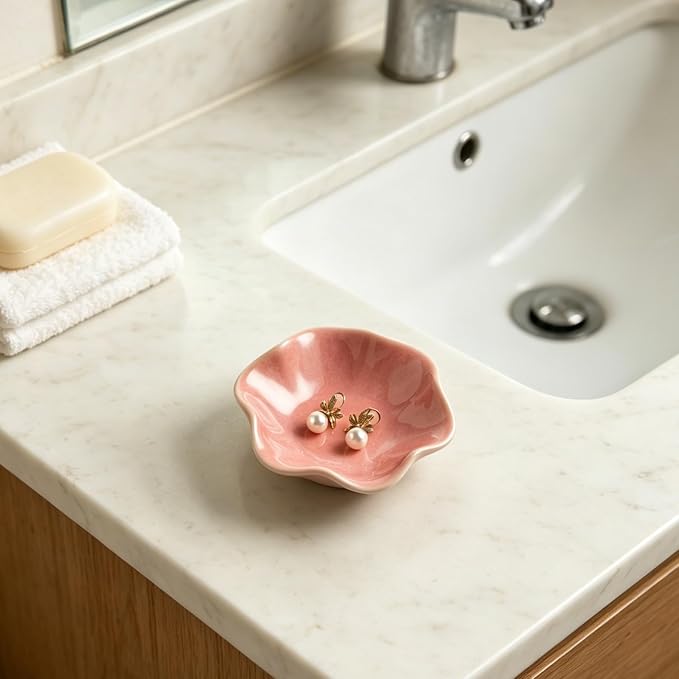 BEUNAIZER Jewelry Dish Tray, Ring Dish, Ceramic Trinket Tray, Key Bowl | Color - Image 3