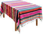 Fowecelt Mexican Serape Blanket Tablecloth 59 x 84 Inch by Fowecelt