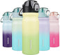 BJPKPK 18 oz Water Bottle with Straw & Handle, Insulated Stainless Flask | Leak by BJPKPK