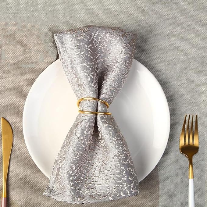 Gold Napkin Rings - Image 6