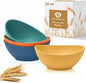 Wheat Straw Bowls Set 26 OZ, Unbreakable Cereal Bowl 4 Pack, Bowls by BUSOKIP